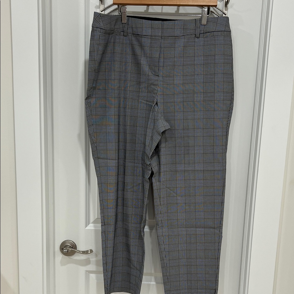 Lane Bryant Gray Plaid Women's Cropped Pants